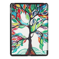 For iPad 9.7 (2018) & iPad 9.7 (2017) Cross Texture Painting  Pattern Horizontal Flip Leather Case with Three-folding Holder, IP7D1011A, IP7D1011B, IP7D1011C, IP7D1011D, IP7D1011E, IP7D1011F, IP7D1011G, IP7D1011H, IP7D1011J, IP7D1011K
