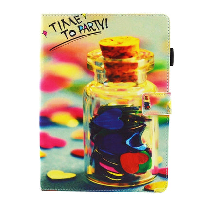 For iPad 9.7 (2018) & iPad 9.7 inch 2017 / iPad Air / iPad Air 2 Universal TIME TO PARTY Words Pattern Horizontal Flip Leather Protective Case with Holder & Card Slots, For iPad 9.7 inch 2017 / iPad Air / iPad Air 2