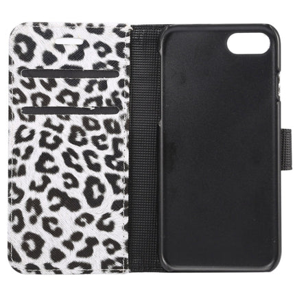 For  iPhone 8 & 7  Leopard Pattern Horizontal Flip Leather Case with Holder & Card Slots & Wallet