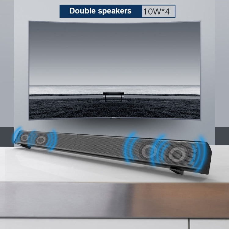 Soundbar LP-09 (CE0148) Home Theater Bluetooth Wireless Sound Bar Speaker with Remote Control, CE0148 Black