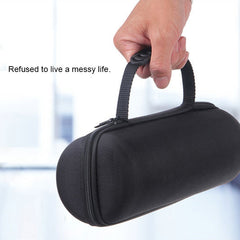 2 in 1 Hard PU Carry Zipper Storage Box Bag + Soft Silicone Cover for JBL Charge 3 Bluetooth Speaker with Shoulder Strap