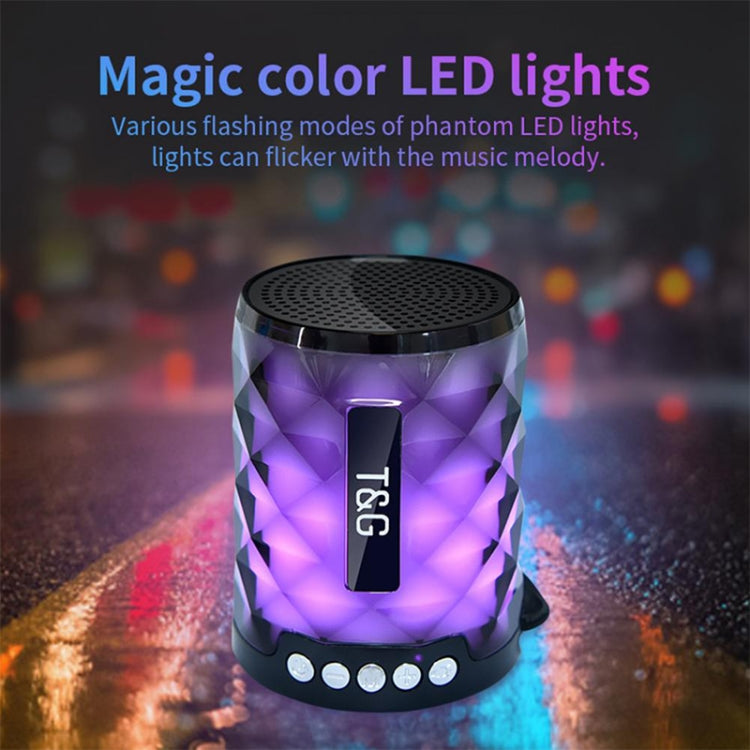 T&G TG155 Bluetooth 4.2 Mini Portable Wireless Bluetooth Speaker with Colorful Lights