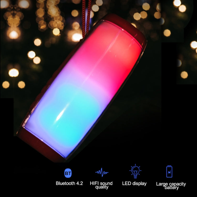 T&G TG157 Bluetooth 4.2 Mini Portable Wireless Bluetooth Speaker with Melody Colorful Lights