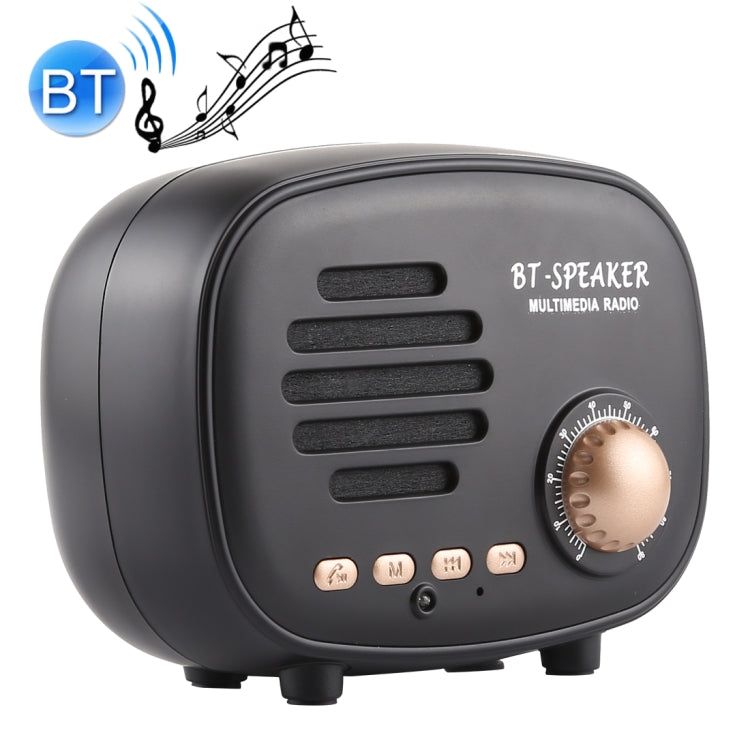 Q108 Retro Mini Wireless Bluetooth Speaker, Support Hands-free / TF Card / U disk / FM