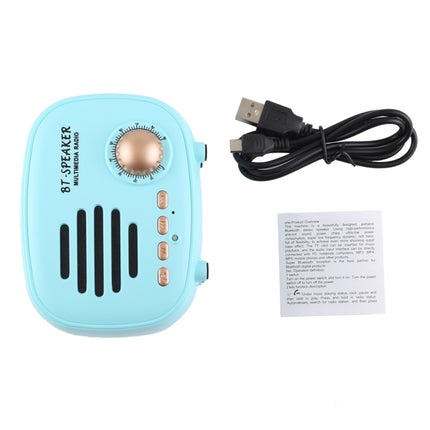 Q108 Retro Mini Wireless Bluetooth Speaker, Support Hands-free / TF Card / U disk / FM