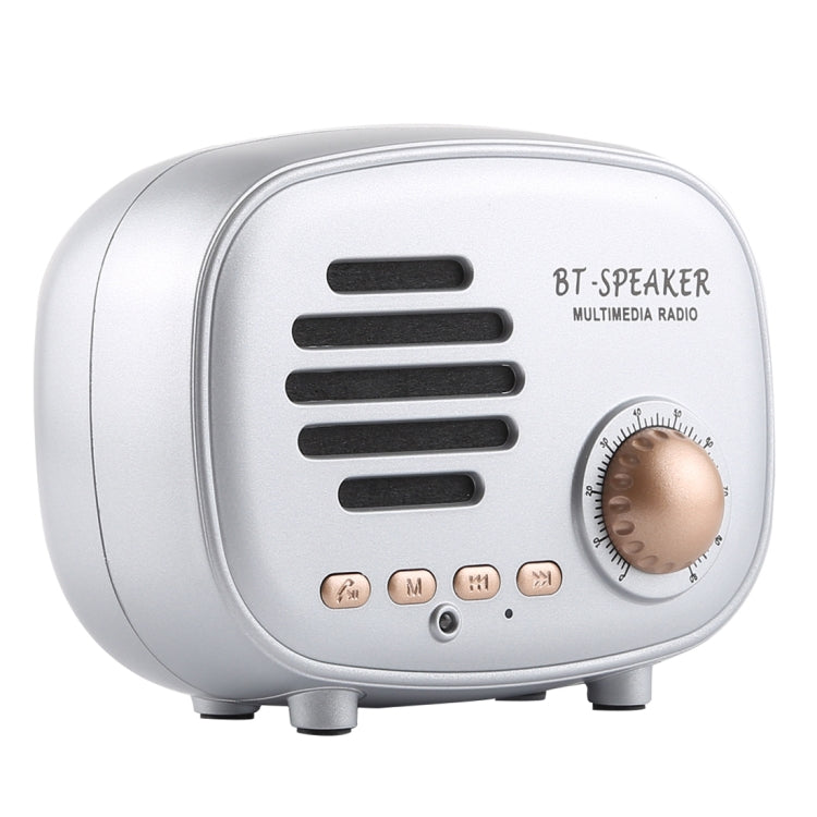 Q108 Retro Mini Wireless Bluetooth Speaker, Support Hands-free / TF Card / U disk / FM