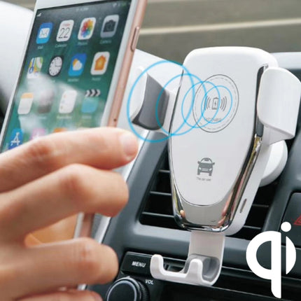 C6 Gravity Induction Car Qi Wireless Charger Fast Charging Air Vent Phone Holder