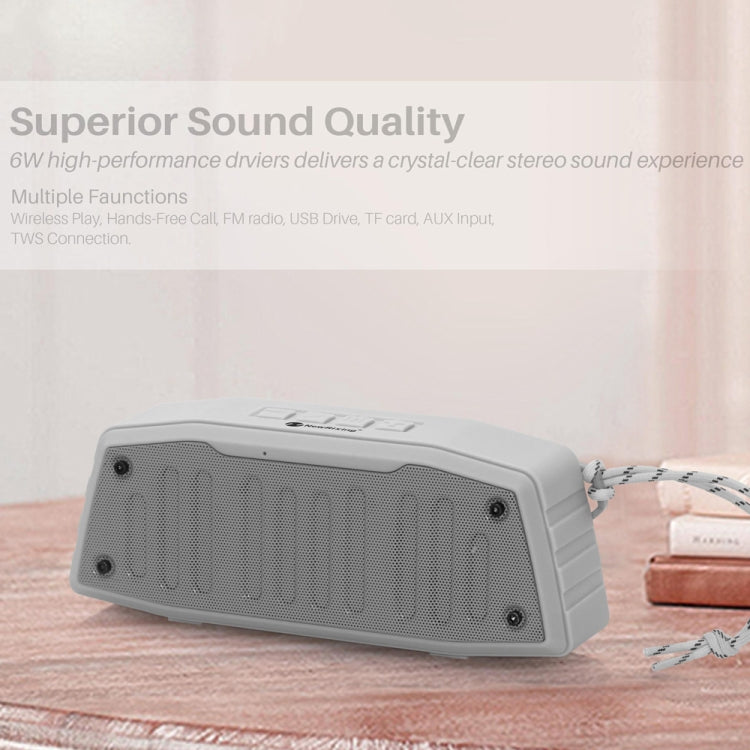 NewRixing NR-4019 Outdoor Portable Bluetooth Speaker with Hands-free Call Function, Support TF Card & USB & FM & AUX