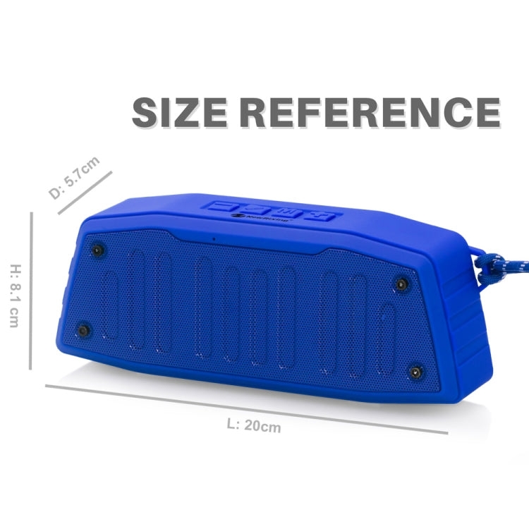 NewRixing NR-4019 Outdoor Portable Bluetooth Speaker with Hands-free Call Function, Support TF Card & USB & FM & AUX