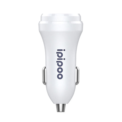 ipipoo XP-1 Dual USB Car Fast Charging Charger with Android Line, XP-1 (White)