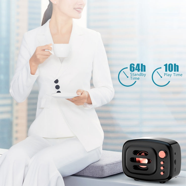 B11 Bluetooth 5.0 Retro Style Wireless Bluetooth Speaker, Supports Hands-free Calling & 32GB TF Card & 3.5mm Audio Jack