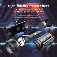 ZEALOT A1 Multifunctional Bass Wireless Bluetooth Speaker, Built-in Microphone, Support Bluetooth Call & AUX & TF Card & LED Lights