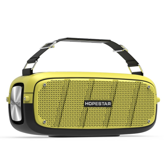 HOPESTAR A20 TWS Portable Outdoor Waterproof Subwoofer Bluetooth Speaker, Support Power Bank & Hands-free Call & U Disk & TF Card & 3.5mm AUX, A20 Yellow, A20 Black, A20 Green, A20 Blue, A20 Red