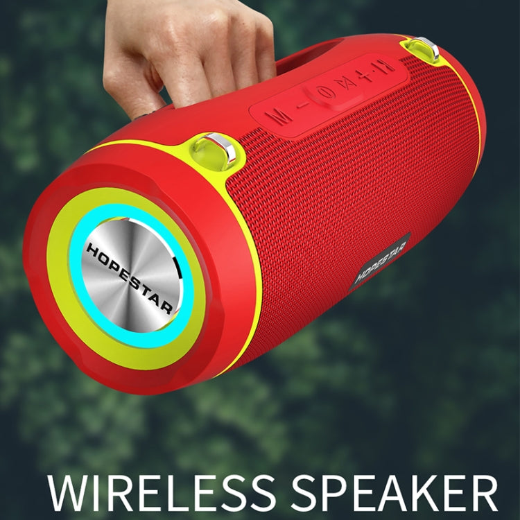 HOPESTAR H45 PARTY Portable Outdoor Waterproof Bluetooth Speaker, Support Hands-free Call & U Disk & TF Card & 3.5mm AUX & FM, H45 PARTY Red, H45 PARTY Black, H45 PARTY Grey, H45 PARTY Blue