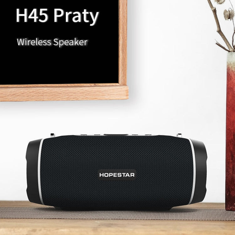 HOPESTAR H45 PARTY Portable Outdoor Waterproof Bluetooth Speaker, Support Hands-free Call & U Disk & TF Card & 3.5mm AUX & FM, H45 PARTY Red, H45 PARTY Black, H45 PARTY Grey, H45 PARTY Blue