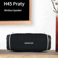 HOPESTAR H45 PARTY Portable Outdoor Waterproof Bluetooth Speaker, Support Hands-free Call & U Disk & TF Card & 3.5mm AUX & FM, H45 PARTY Grey, H45 PARTY Blue, H45 PARTY Red, H45 PARTY Black