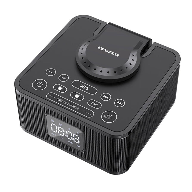 awei Y332 Wireless Charging Bluetooth 5.0 Speaker, Support Hands Free Voice Call