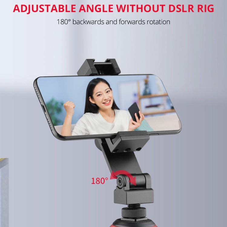 YELANGU PC10 360 Degree Rotating Horizontal Vertical Shooting Phone Clamp Holder Bracket