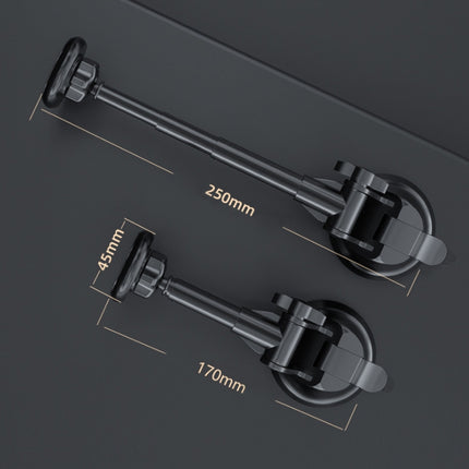 Universal Magnetic Retractable Rotating Car Mobile Phone Holder, Magnetic Retractable Rotating Phone Holder