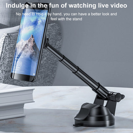 Universal Magnetic Retractable Rotating Car Mobile Phone Holder, Magnetic Retractable Rotating Phone Holder