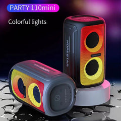HOPESTAR Party 110 Mini Colorful Lights Wireless Bluetooth Speaker, Party 110 Mini (Black), Party 110 Mini (Grey), Party 110 Mini (Blue)