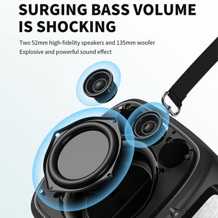 HOPESTAR Party One RGB Lighting Wireless Bluetooth Speaker, Party One(Black), Party One(Grey), Party One(Blue), Party One(Yellow)