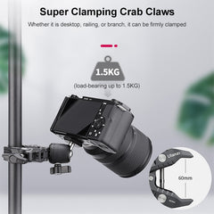 Ulanzi R099 Camera Super Clamp Magic Arm with 360 Degree Adjustable Mini Ball Head, Ulanzi R099