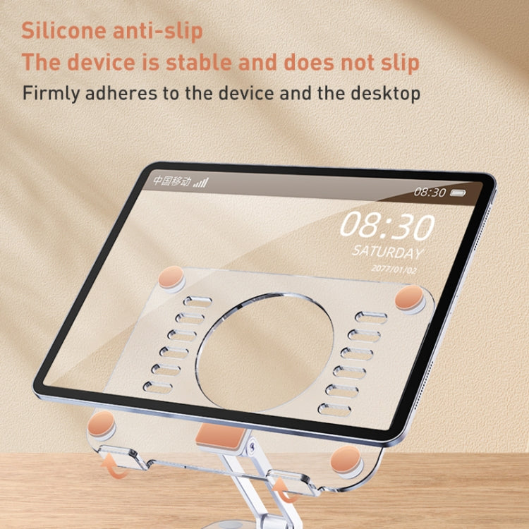 R-JUST T632 Acrylic 360 Degree Rotating Desktop Tablet Stand, T632 Tablet Stand