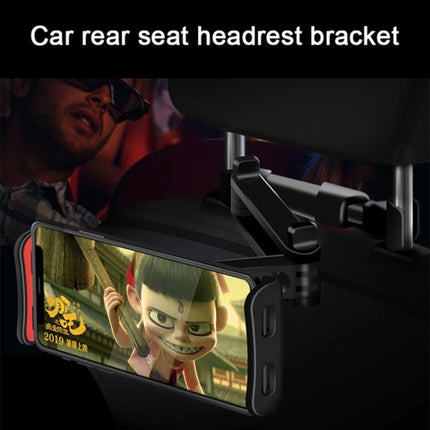 CHZ-06 Retractable Car Backrest Holder for 7-14 inch Mobile Phones / Tablets, For 7-14 inch Phones Red, CHZ-06