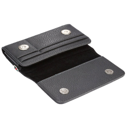 Universal Litchi Texture Vertical Flip Thwartwise PU Leather Case / Waist Bag with Back Splint & Card Slots & 15cm Lanyard for  iPhone 8 & 7  & 6s & 6, Galaxy SIV & SIII, Xiaomi Redmi 3 & 3X, Size: 14.3 x 7.5 x 1.5 cm