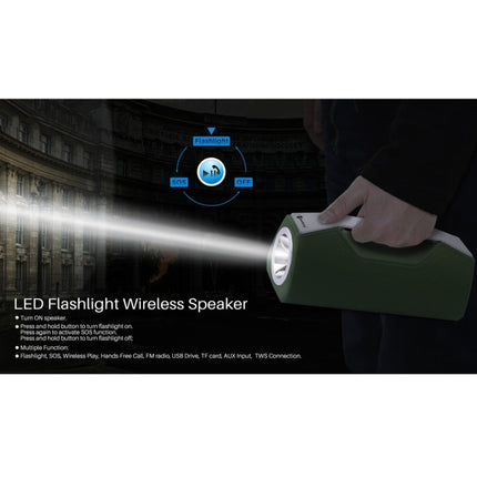 NewRixing NR-2028 Portable Lighting Wireless Bluetooth Stereo Speaker Support TWS Function Speaker