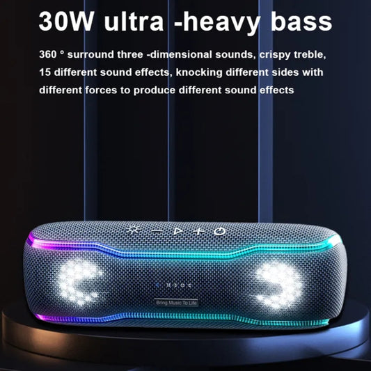 XDOBO BMTL BOSS IPX7 Waterproof Portable Wireless Bluetooth Speaker with RGB Colorful Light & TWS, BMTL BOSS