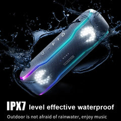 XDOBO BMTL BOSS IPX7 Waterproof Portable Wireless Bluetooth Speaker with RGB Colorful Light & TWS, BMTL BOSS