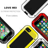 LOVE MEI for  iPhone 7 Professional and Powerful Dustproof Shockproof Anti-slip Metal Protective Case