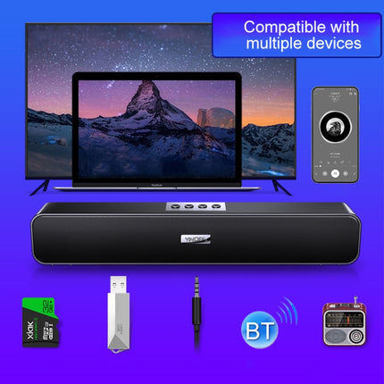 YINDIAO A36 Bluetooth 5.0 Smart Subwoofer Computer Wireless Bluetooth Speaker, Bluetooth Upgrade Version, Bluetooth Upgrade Version(Black), Bluetooth Upgrade Version(Grey)