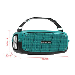 HOPESTAR A20 Pro TWS Portable Outdoor Waterproof Subwoofer Bluetooth Speaker with Microphone, Support Power Bank & Hands-free Call & U Disk & TF Card & 3.5mm AUX, A20 Pro Blue, A20 Pro Red, A20 Pro Yellow, A20 Pro Black, A20 Pro Green