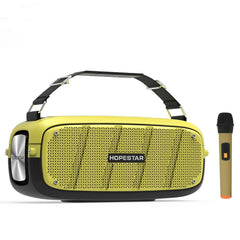 HOPESTAR A20 Pro TWS Portable Outdoor Waterproof Subwoofer Bluetooth Speaker with Microphone, Support Power Bank & Hands-free Call & U Disk & TF Card & 3.5mm AUX, A20 Pro Black, A20 Pro Green, A20 Pro Blue, A20 Pro Red, A20 Pro Yellow