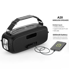 HOPESTAR A20 Pro TWS Portable Outdoor Waterproof Subwoofer Bluetooth Speaker with Microphone, Support Power Bank & Hands-free Call & U Disk & TF Card & 3.5mm AUX, A20 Pro Blue, A20 Pro Red, A20 Pro Yellow, A20 Pro Black, A20 Pro Green