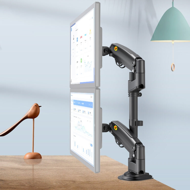 NB H180 Column Type Dual-screen Monitor Holder Desktop Rotating Lifting Computer Monitor Base Hanger, NB H180