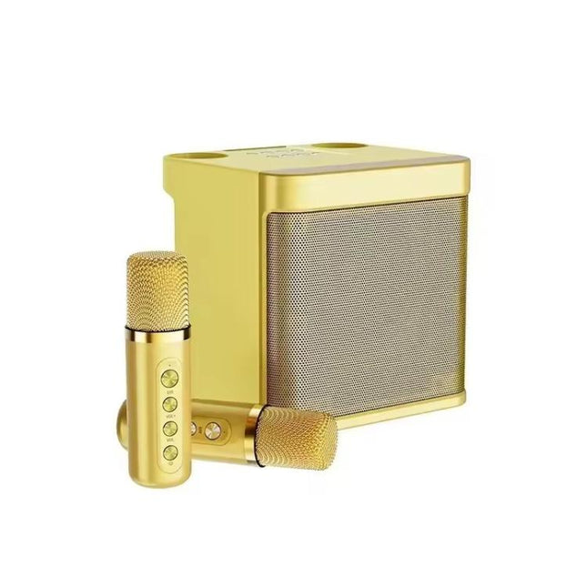 YS-203 Bluetooth Karaoke Speaker Wireless Microphone, YS-203 (Gold), YS-203 (Black), YS-203 (Red), YS-203 (Silver)