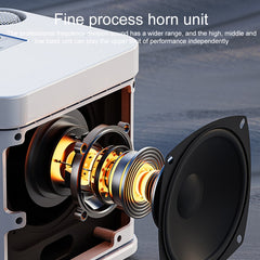 YS-203 Bluetooth Karaoke Speaker Wireless Microphone, YS-203 (Gold), YS-203 (Black), YS-203 (Red), YS-203 (Silver)