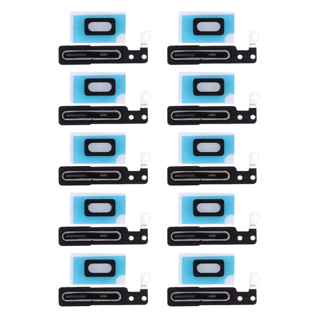 10 PCS Earpiece Receiver Mesh Cover + Earpiece Receiver Adhesive Sticker for iPhone 7, For iPhone 7 (10 PCS)
