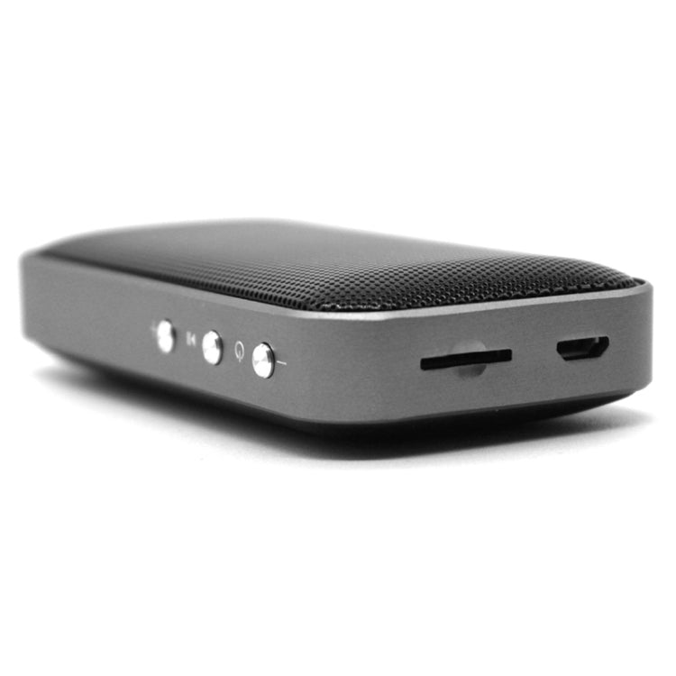 BT209 Outdoor Portable Ultra-thin Mini Wireless Bluetooth Speaker, Support TF Card & Hands-free Calling, Black, Silver