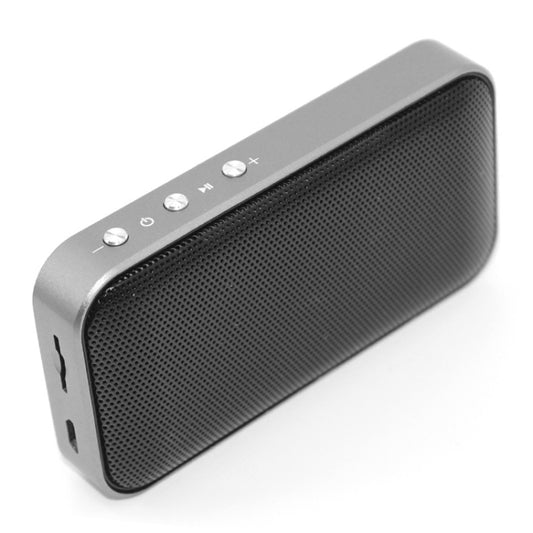 BT209 Outdoor Portable Ultra-thin Mini Wireless Bluetooth Speaker, Support TF Card & Hands-free Calling, Black, Silver