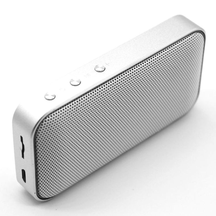 BT209 Outdoor Portable Ultra-thin Mini Wireless Bluetooth Speaker, Support TF Card & Hands-free Calling, Black, Silver