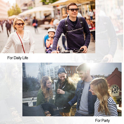BT209 Outdoor Portable Ultra-thin Mini Wireless Bluetooth Speaker, Support TF Card & Hands-free Calling, Silver