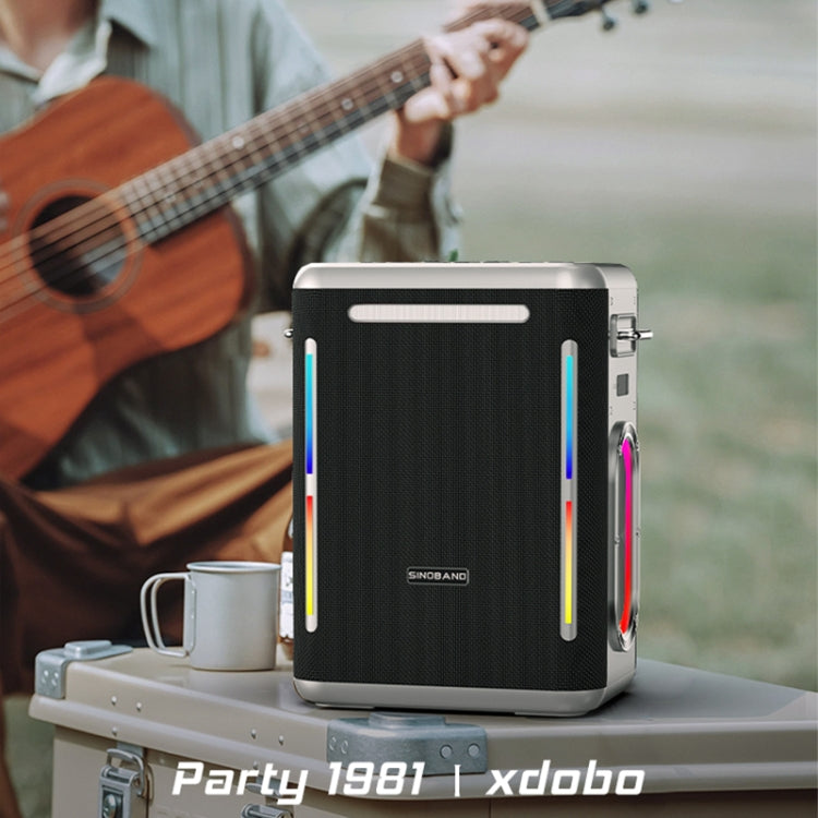 XDOBO SINOBAND Party 1981 300W Outdoor Portable TWS Bluetooth Speaker with LED Colorful Light, SINOBAND Party 1981