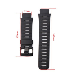 SUUNTO X-LANDER Metal Buckle Silicone Watch Band