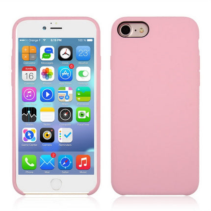 For iPhone 8 & 7 Pure Color Liquid Silicone + PC Shockproof Defender Case, For 8 & 7, iPhone 8 & 7