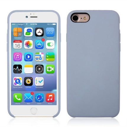 For iPhone 8 & 7 Pure Color Liquid Silicone + PC Shockproof Defender Case, For 8 & 7, iPhone 8 & 7
